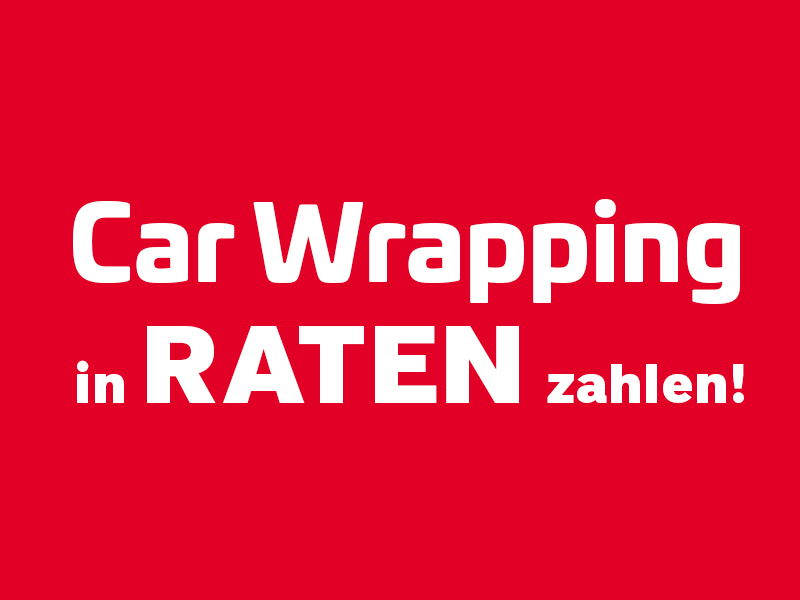 Ratenzahlung Car Wrapping